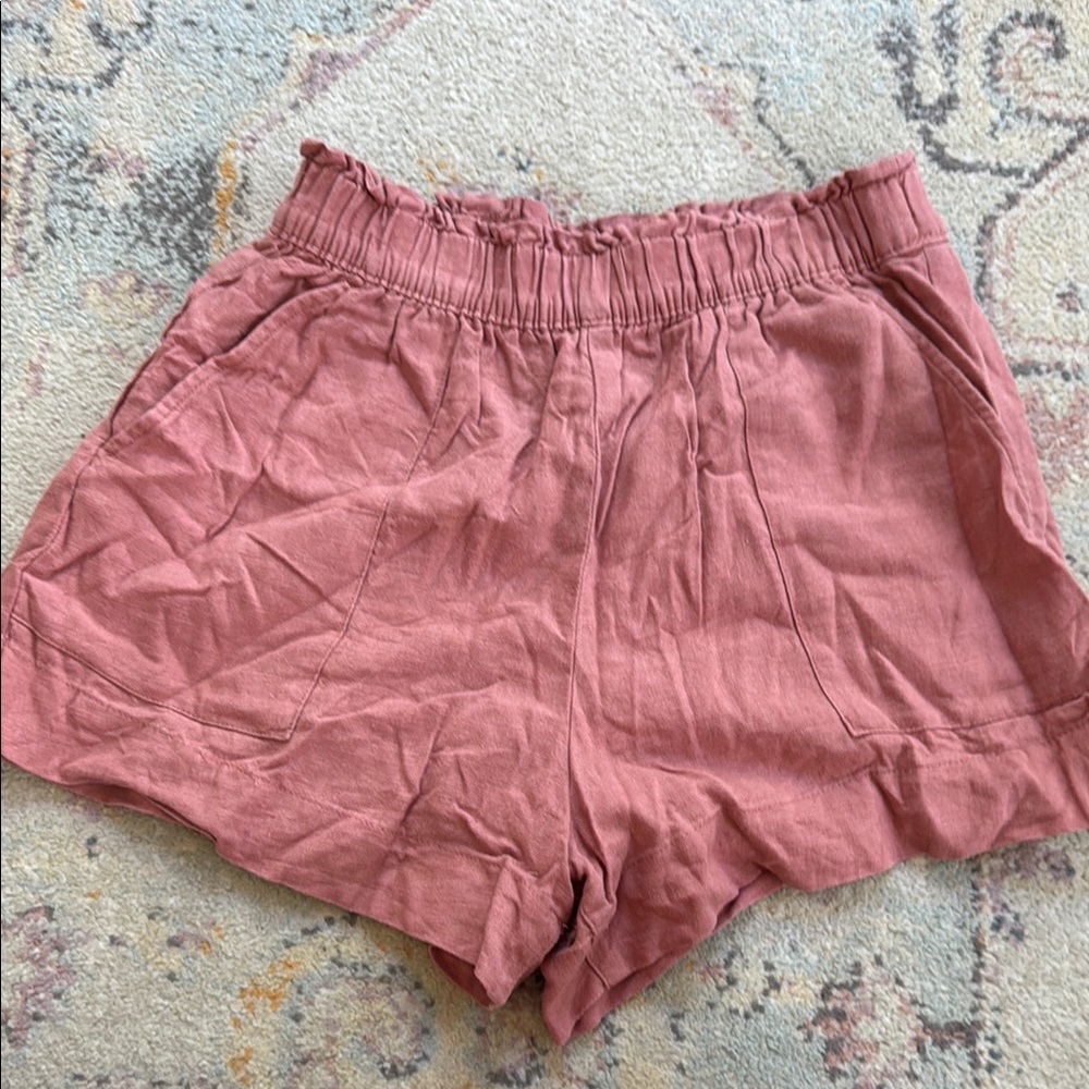 Abercrombie & Fitch High Waist Mauve Shorts